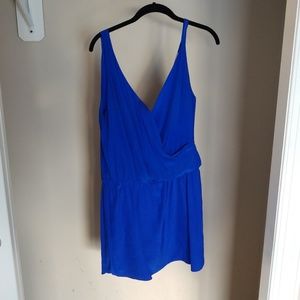 Amanda Uprichard blue silk dress